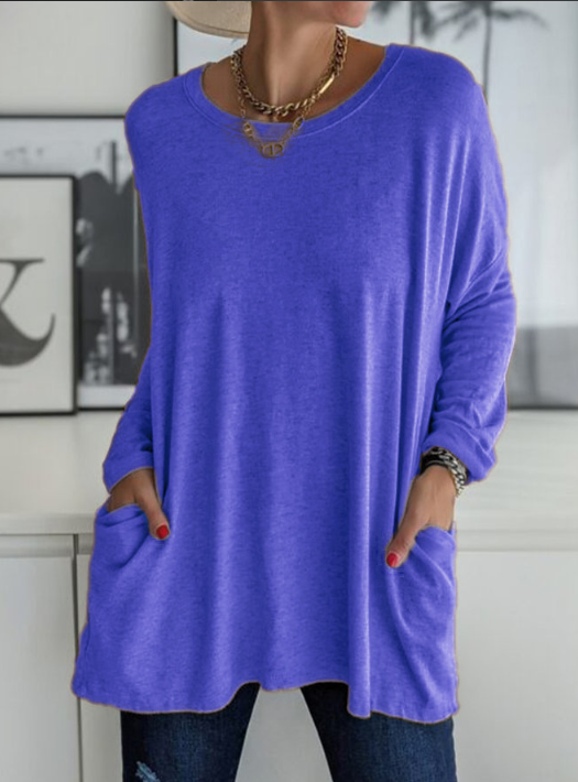 Jersey de abrigo de gran tamaño para mujer