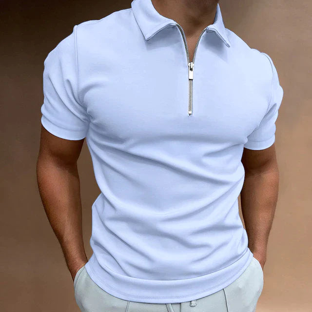 Eden Gents Polo | Casual Polo con cremallera para hombre