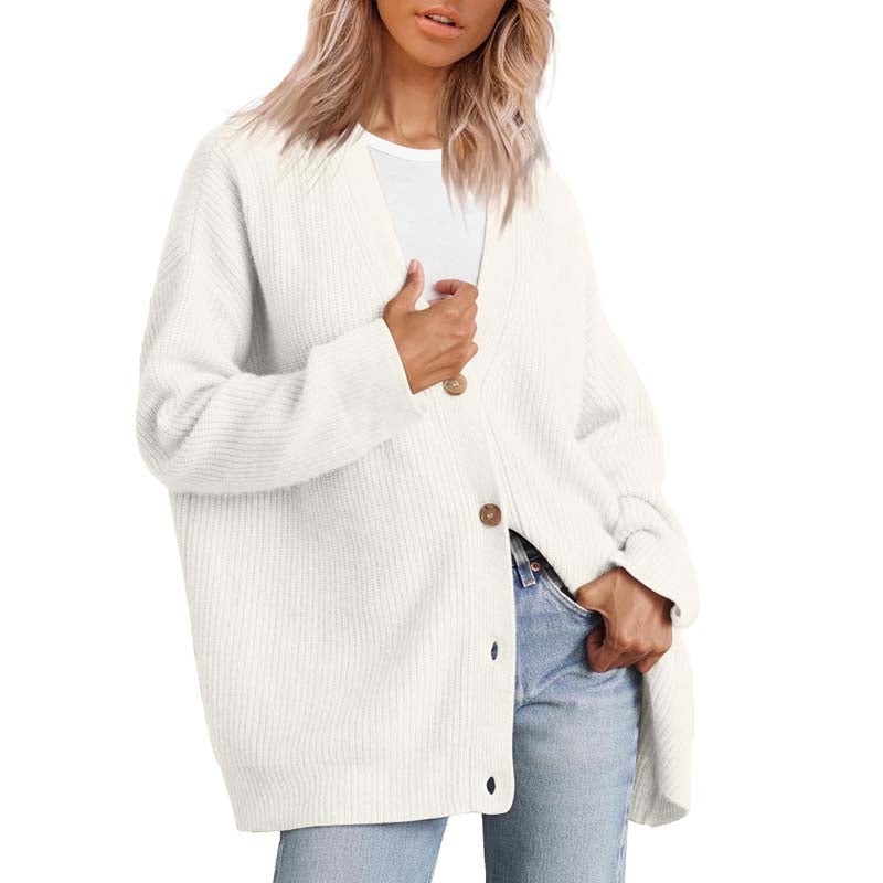 Chaqueta de punto cálida para mujer