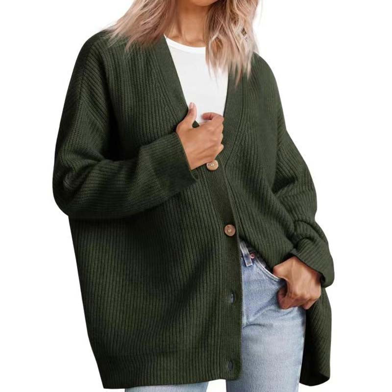 Chaqueta de punto cálida para mujer