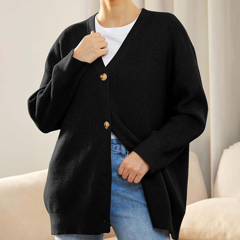 Chaqueta de punto cálida para mujer