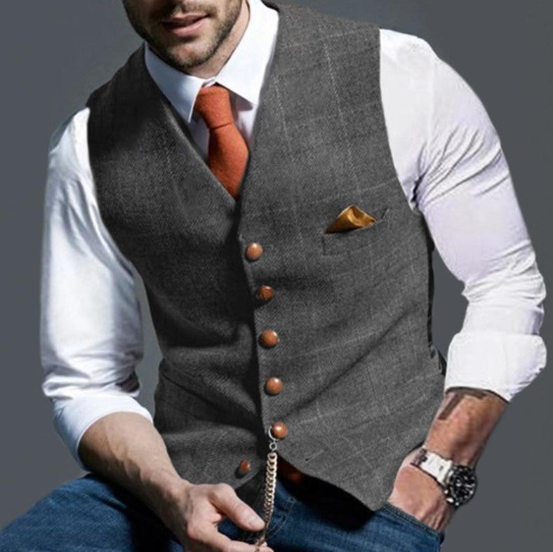 Cappi™ | Elegante chaleco abotonado para hombre