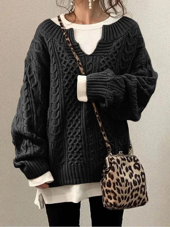Jersey casual de punto para mujer