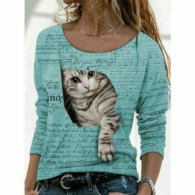 Jersey de invierno de manga larga para mujer
