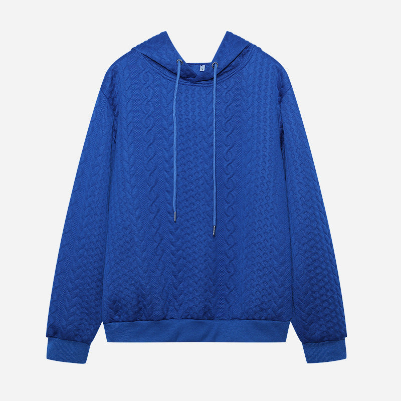 Jersey con capucha de manga larga para mujer