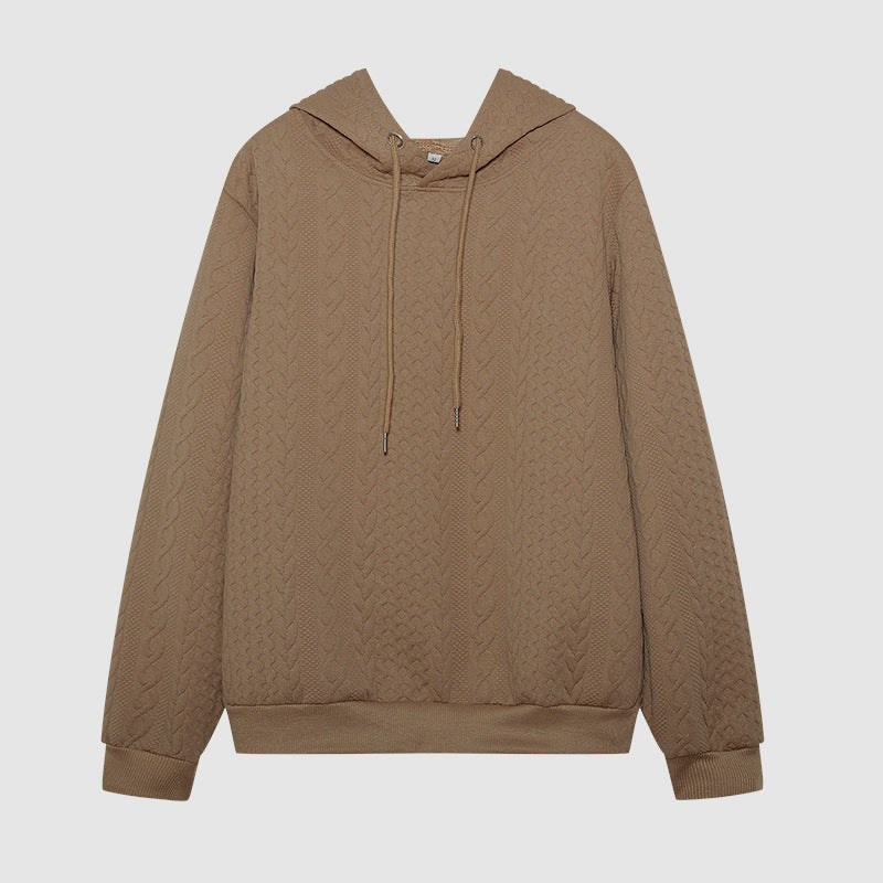 Jersey con capucha de manga larga para mujer