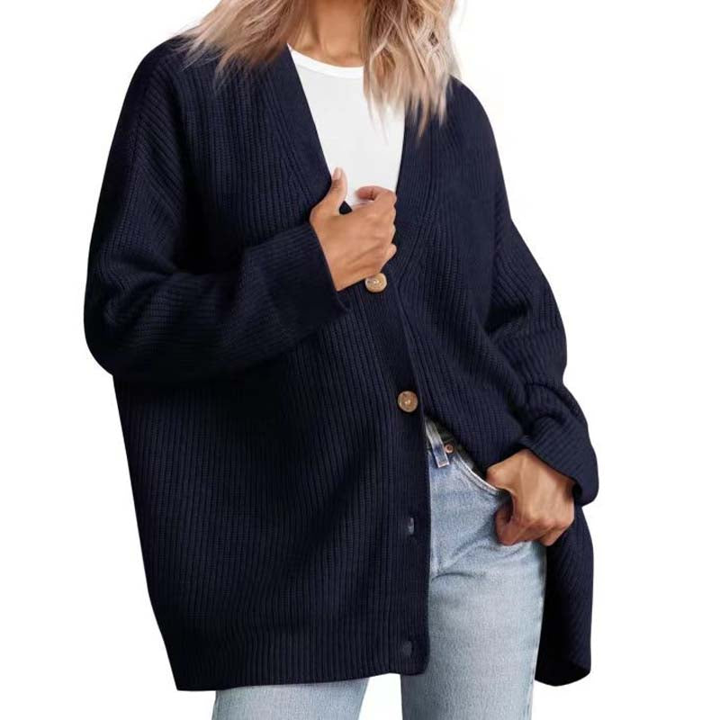 Chaqueta de punto cálida para mujer