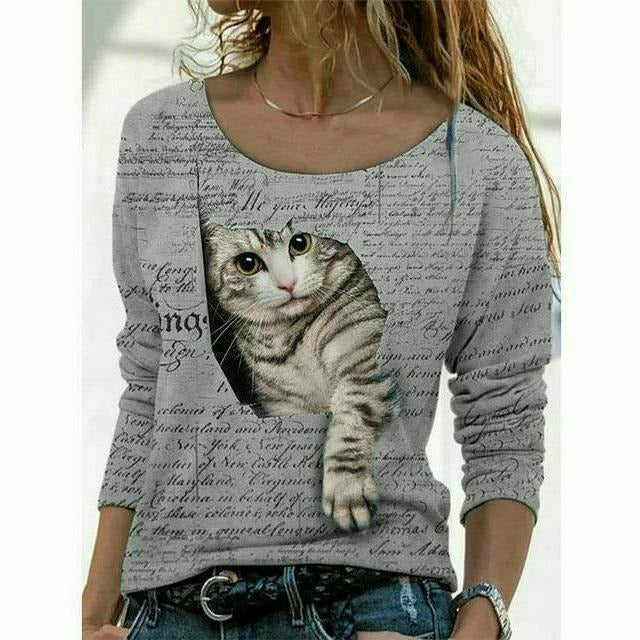 Jersey de invierno de manga larga para mujer