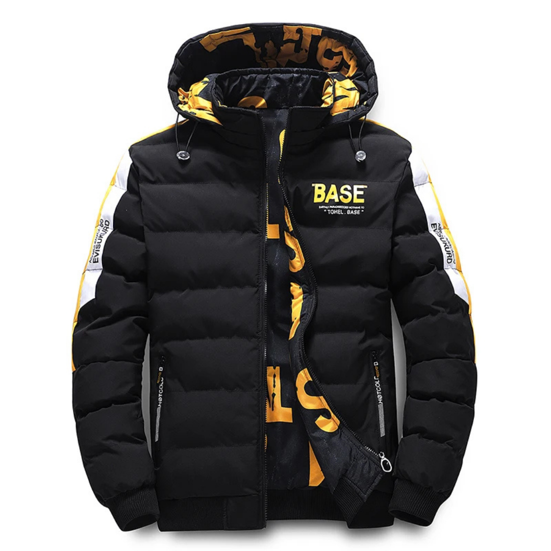 Chaqueta de invierno cálida de plumón para hombre