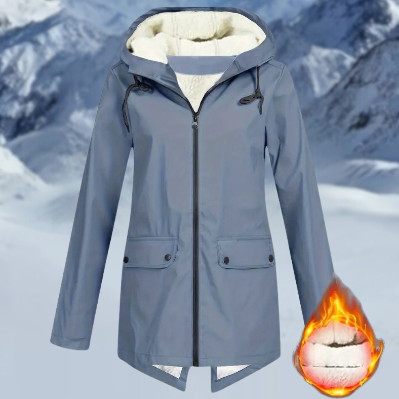 Daleyza | Chaqueta impermeable con cordón de ajuste