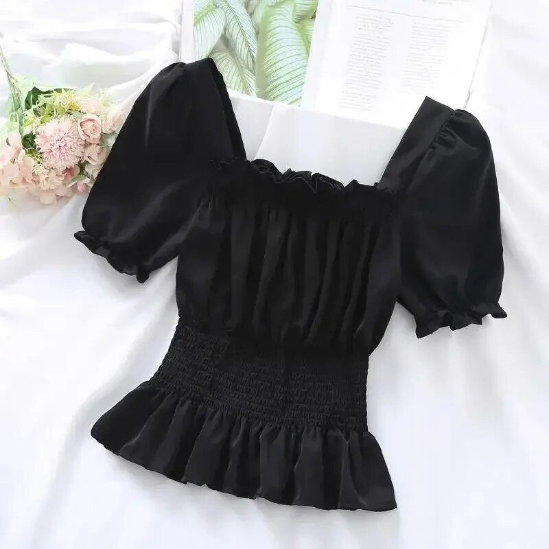 Orlys | Blusa de gasa de seda para mujer