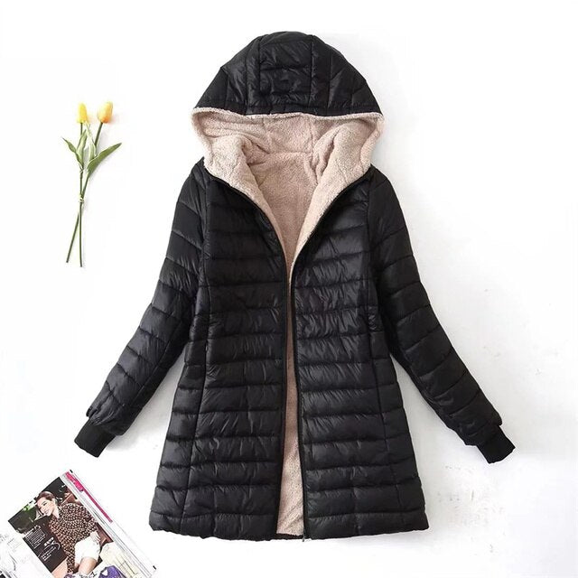 Parka con capucha de algodón | Yasmin