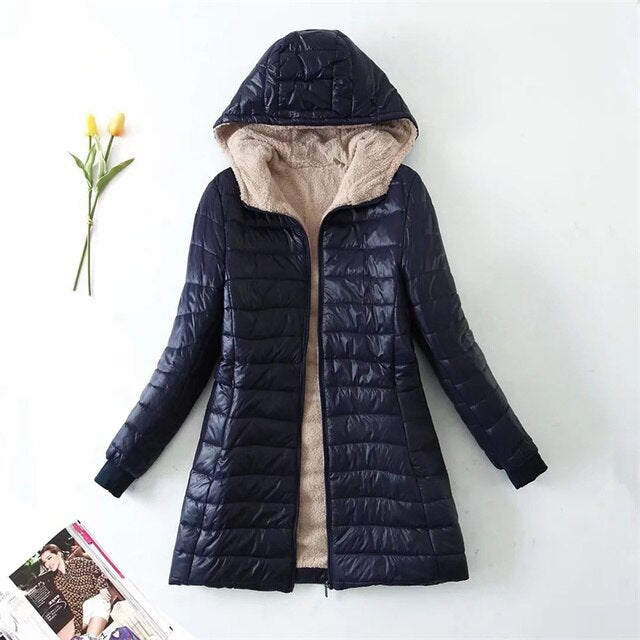 Parka con capucha de algodón | Yasmin