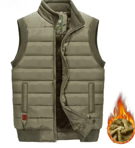 Chaleco de abrigo con forro para hombre