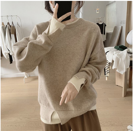 Jersey de cuello alto para mujer