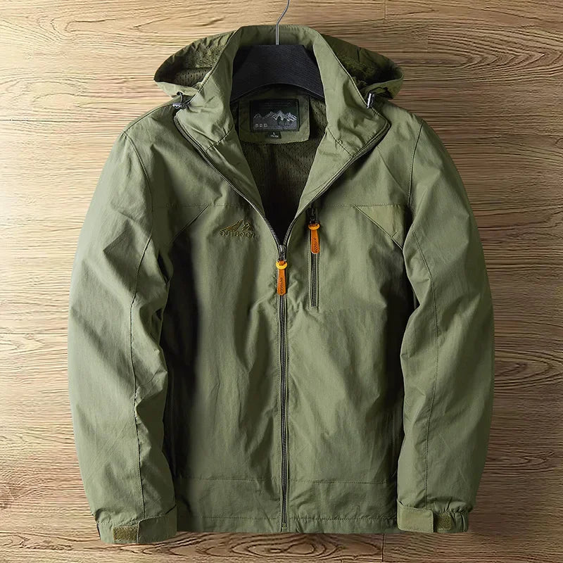 Chaqueta impermeable y transpirable para hombre