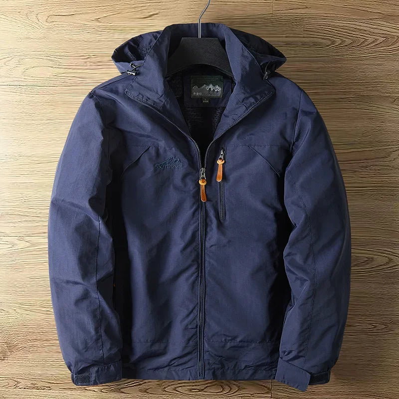 Chaqueta impermeable y transpirable para hombre