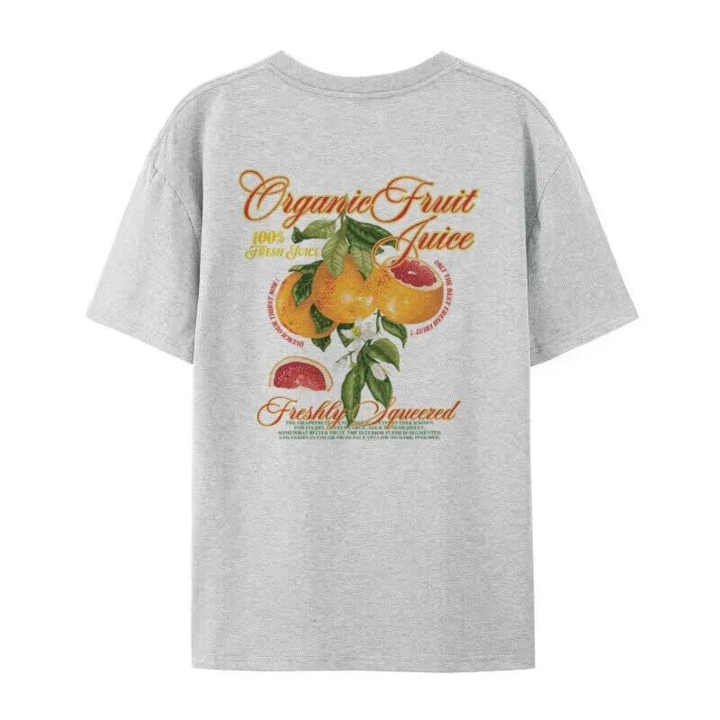 Camiseta | Grapefruit | Estampado único en la espalda, cómoda | Perfecta para un uso casual diario