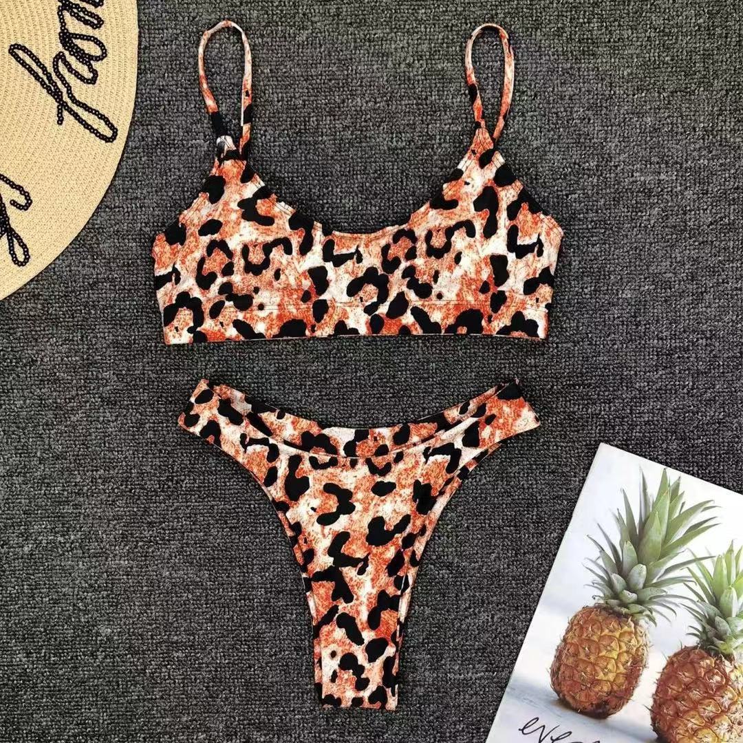 Ava Animal Print Bikini | Prepárate para rugir en la playa