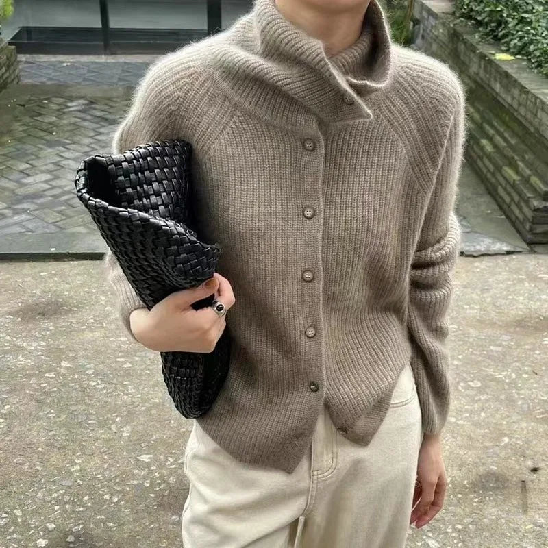 Mira | Elegante chaleco de cuello alto para mujer