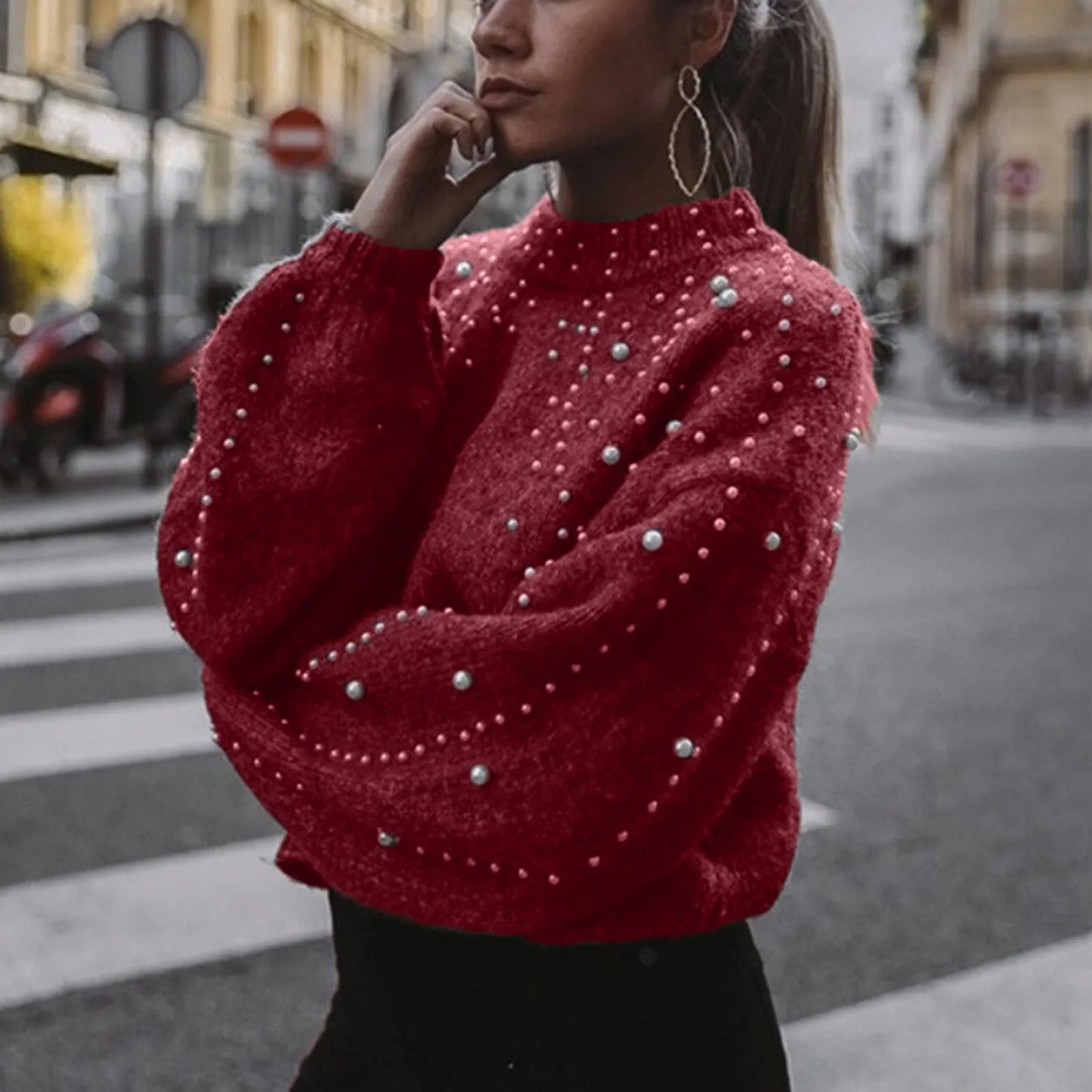 Lillianna - jersey casual oversize de punto