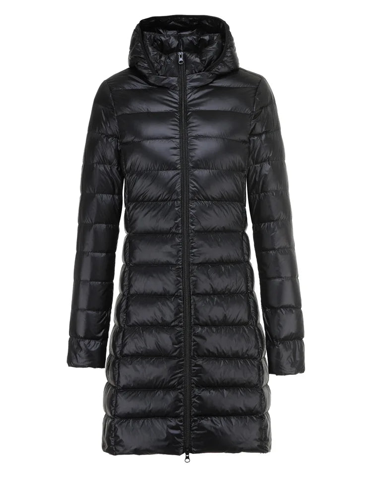 Arlithra™ | Chaqueta larga de plumón ligero
