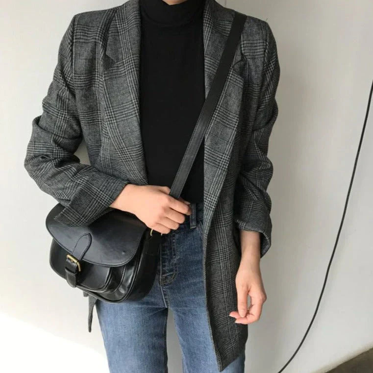 Flina | blazer con chaqueta a cuadros