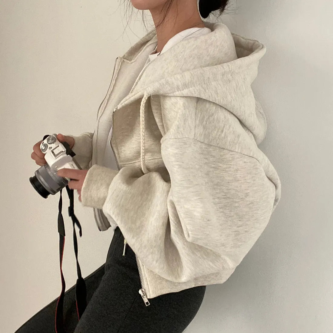 Louise - Sudaderas oversize con cremallera