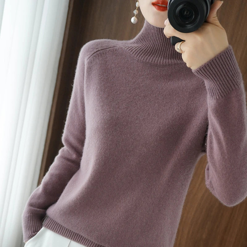 Evelyn | Jersey de cuello alto para mujer