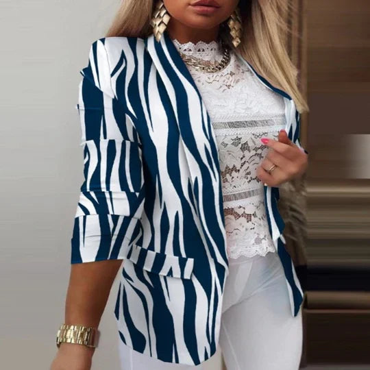 Thanea | blazer tie dye de manga larga para mujer
