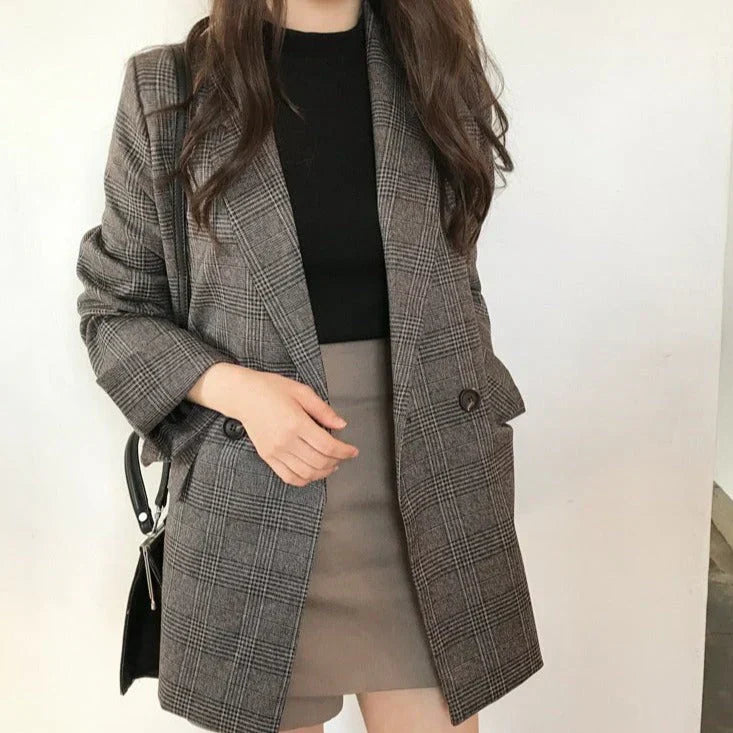 Flina | blazer con chaqueta a cuadros