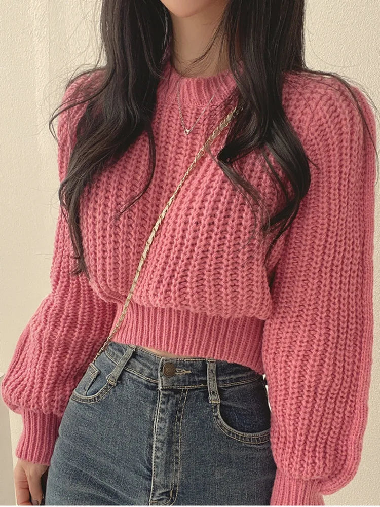 Jersey Uldina | Casual Cropped Sweater