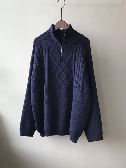 Léonie - Cálido jersey de lana con diseño oversize