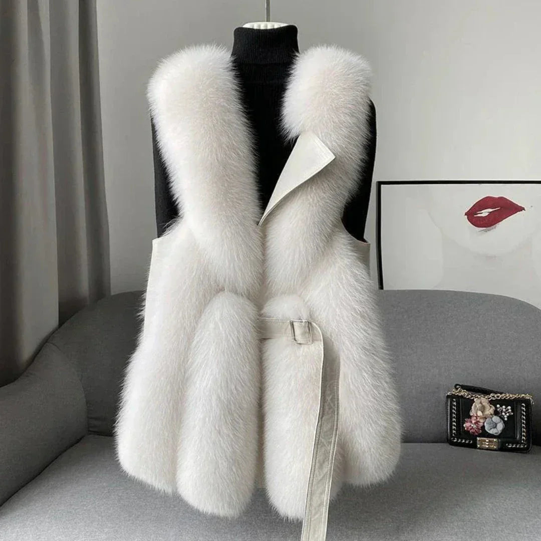 Elegante chaleco de invierno para mujer