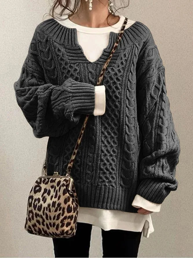 Rylie - moderno jersey de invierno de punto