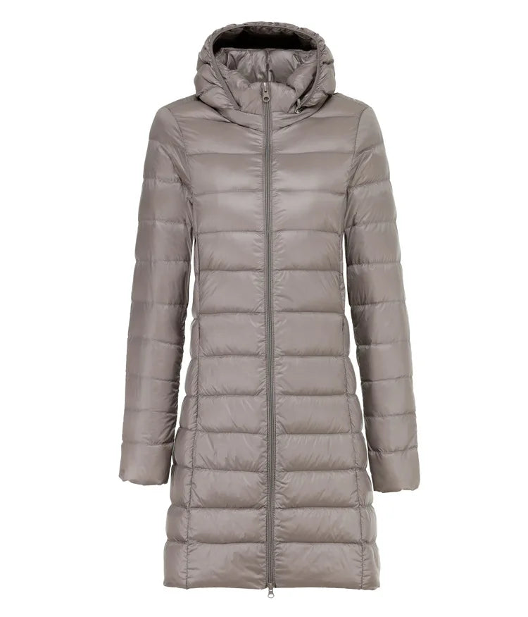 Arlithra™ | Chaqueta larga de plumón ligero