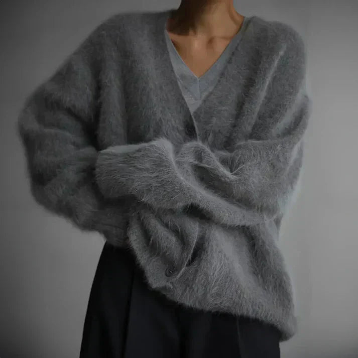 Perry™ - Jersey de punto oversize con aspecto de cachemira