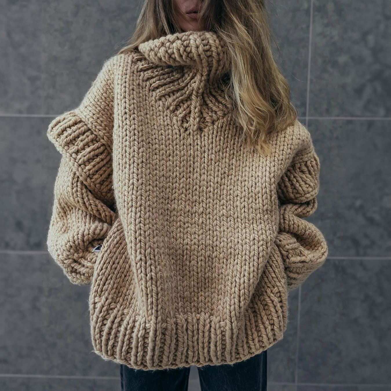 Jersey Verna | Jersey de cuello alto oversize