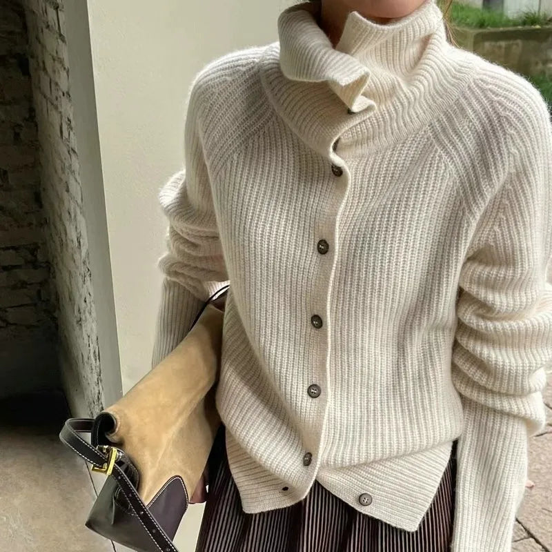 Mira | Elegante chaleco de cuello alto para mujer