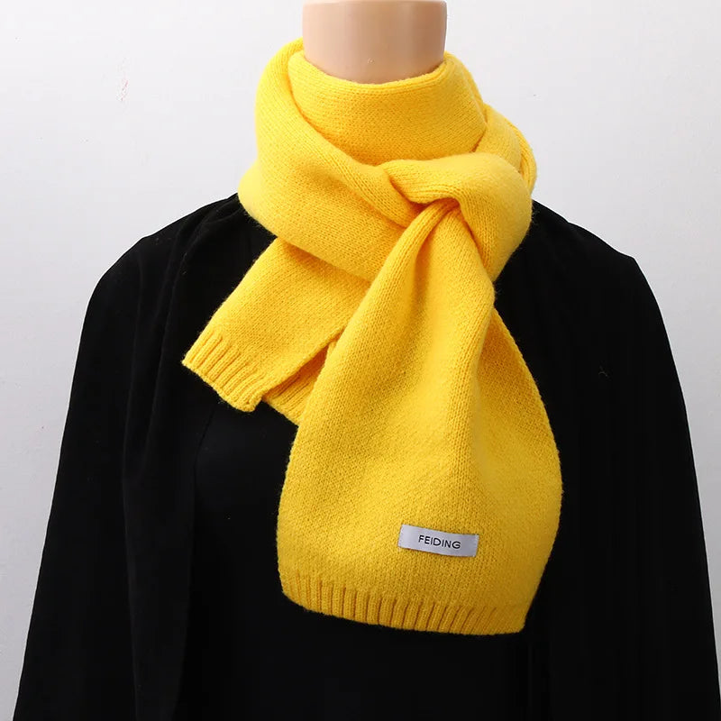 Cálida bufanda de invierno para mujer