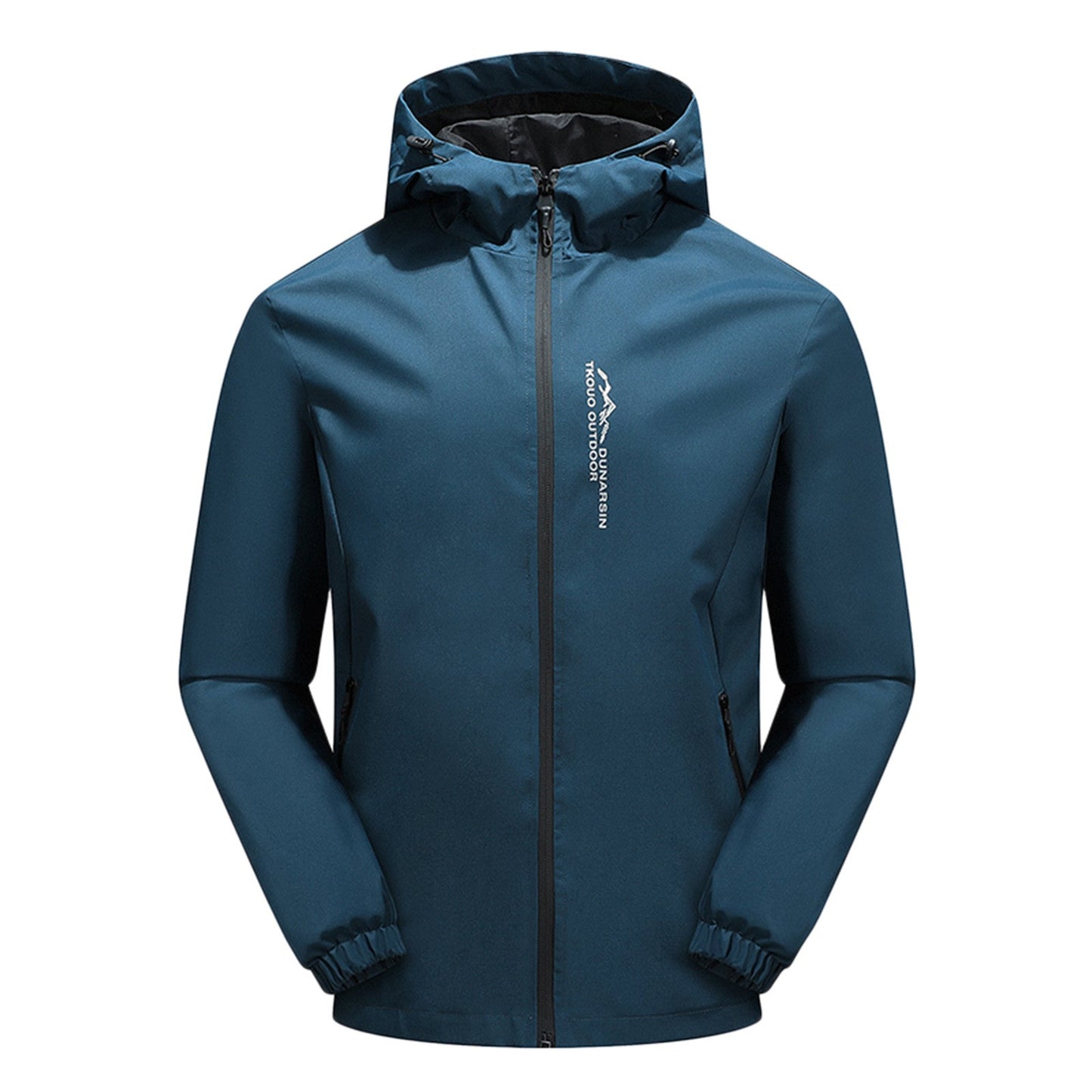 Elegante chaqueta softshell fina e impermeable con capucha para hombre | Perfecta para actividades al aire libre