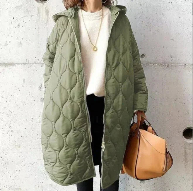Danielle | parka estampada con capucha