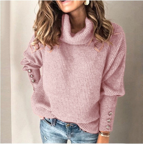 Elisa | Elegante jersey con botones - ideal para otoño/invierno