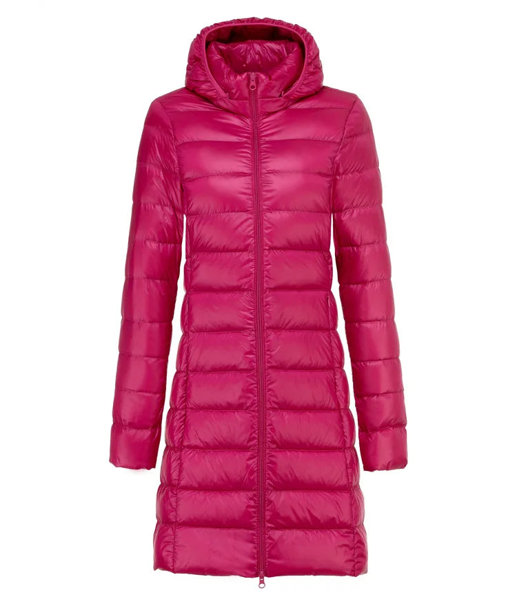 Arlithra™ | Chaqueta larga de plumón ligero