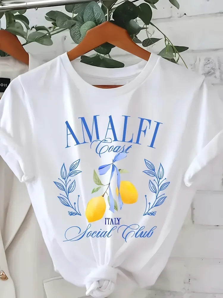 Camiseta | Colección Amalfi | Aireada, diseño atemporal, corte relajado | Perfecta para ocasiones informales y formales