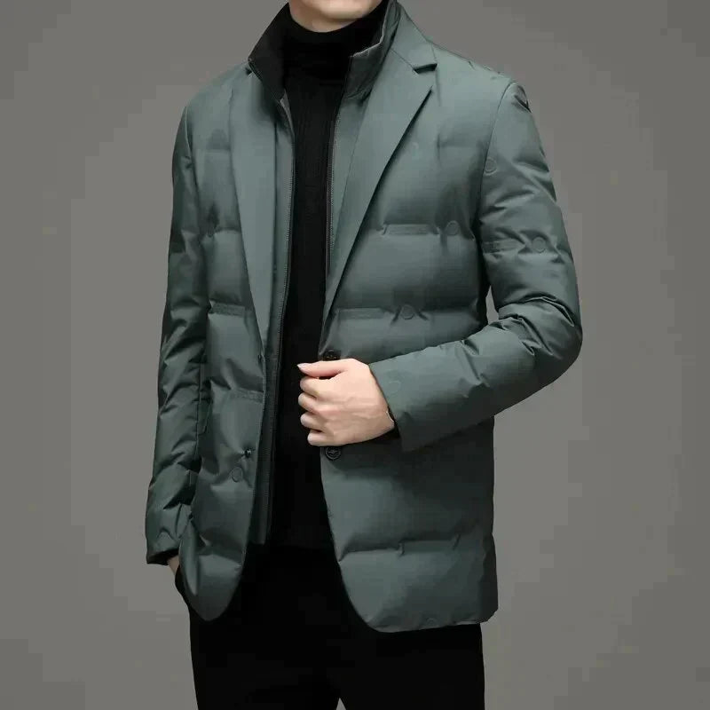 SANDER | Chaqueta de abrigo de 2 piezas para hombre en tejido sintético