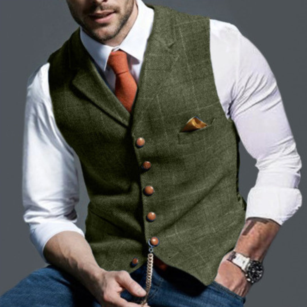 Cappi™ | Elegante chaleco abotonado para hombre