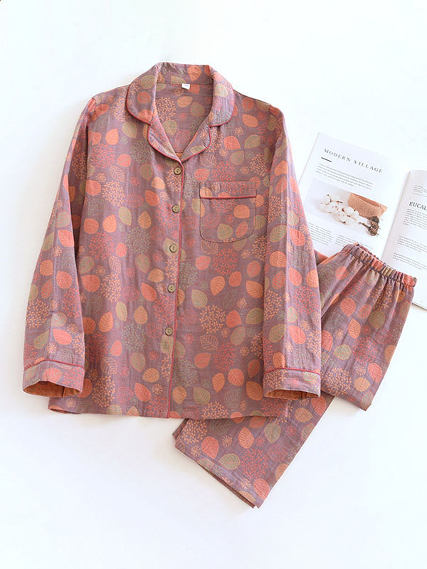 Elodie - Pijama de mujer de 2 piezas Vintage Flower