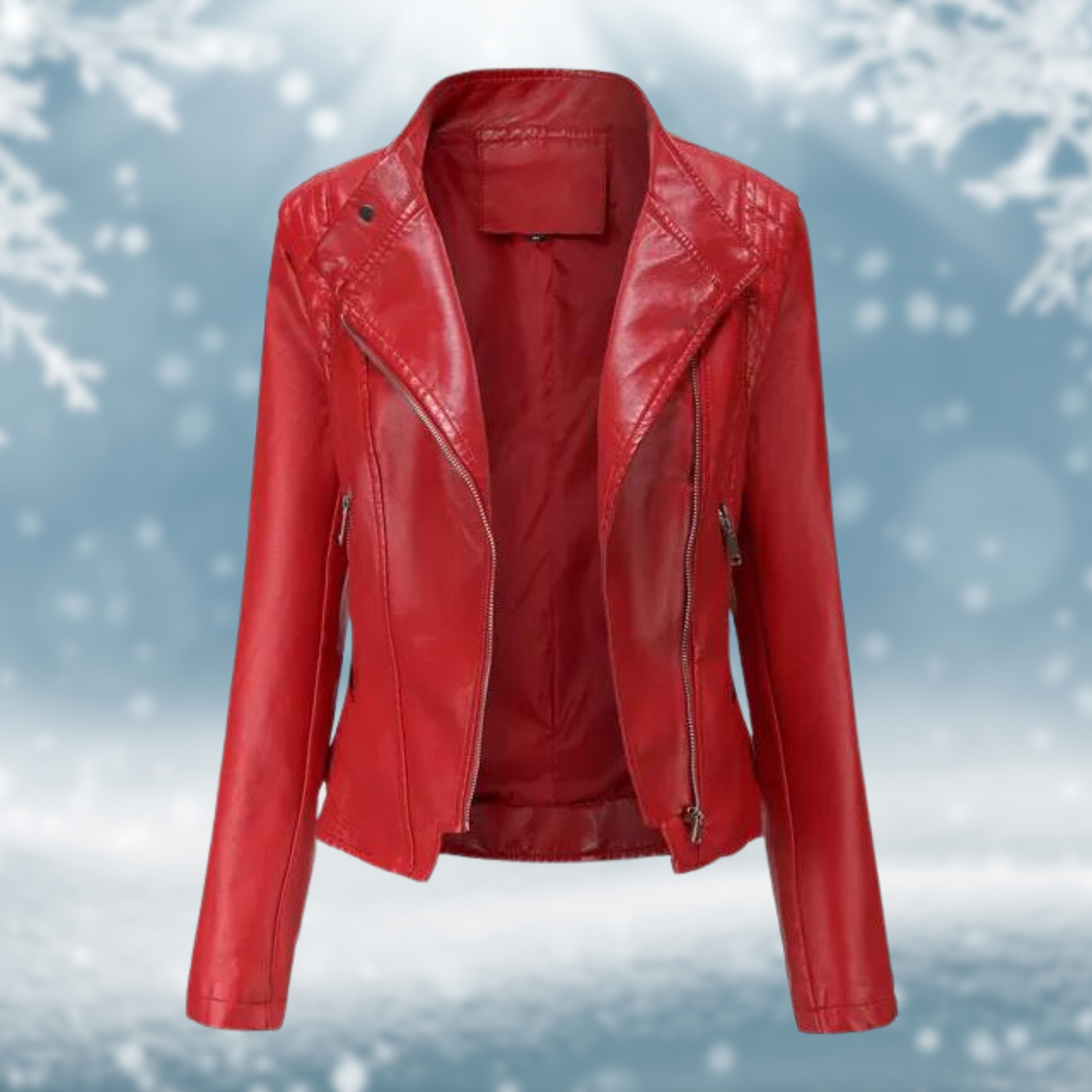 Abish - Chaqueta de piel vegana