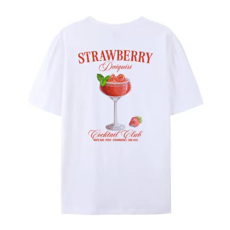 Camiseta | Oversized Daquiri | Algodón, estampado único en la espalda | Perfecta para días informales